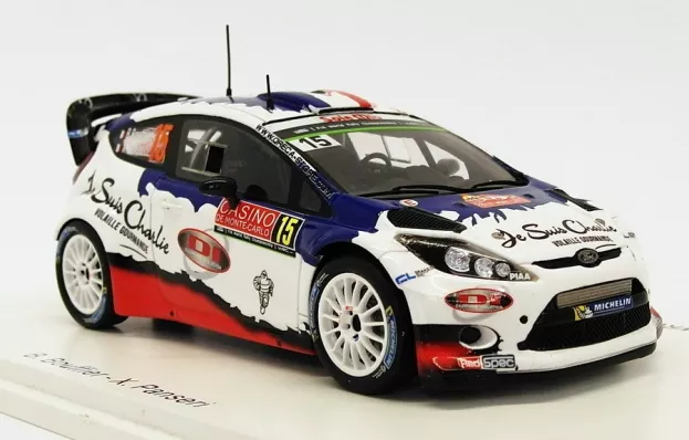 Spark Ford Fiesta Wrc Team M-sport N 15 Rally Montecarlo 2015 B.bouffier X.panseri 1:43 S4510
