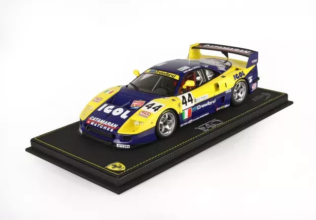 BBR Ferrari F40 Gte 3.5l Turbo V8 Team Ennea Srl Igol N 44 24h Le Mans 1996 L.della Noce A.olofsson C.rosenblad 1:18 P18139F-VET