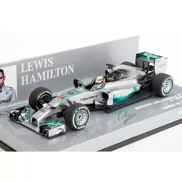 Minichamps Mercedes F1 W05 Amg Petronas N 44 Winner Chinese Gp Lewis Hamilton 2014 World Champion 1:43 410140344