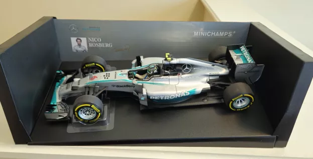 Minichamps Mercedes F1 W05 Amg Petronas N 6 Abu Dhabi Gp 2014 Nico Rosberg 1:18 110140406