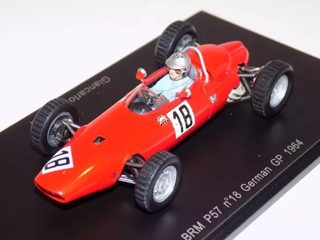 Spark Brm F1 P57 N 18 German Gp 1964 Giancarlo Baghetti 1:43 S1153