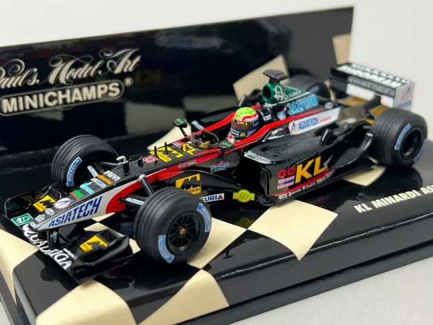 Minichamps Minardi F1 Ps02 Asiatech N 23 Season 2002 M.webber 1:43 400020023