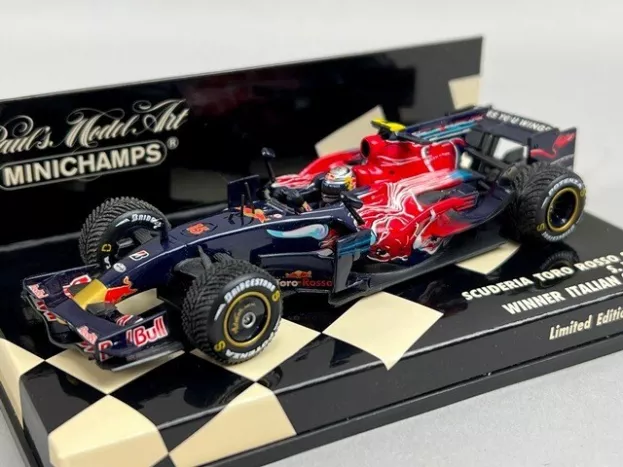 Minichamps Toro Rosso F1 Str3 Toro Rosso N 15 Winner Italy Monza Gp 2008 Sebasian Vettel 1:43 400080115