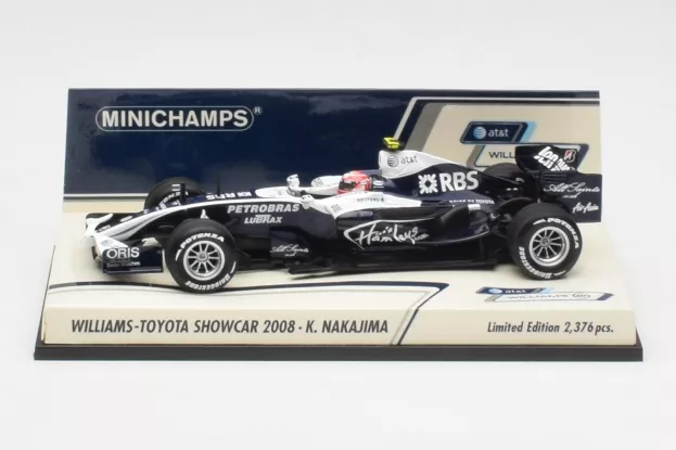 Minichamps Williams F1 Fw29 N 8 Showcar 2008 K.nakajima 1:43 400080078