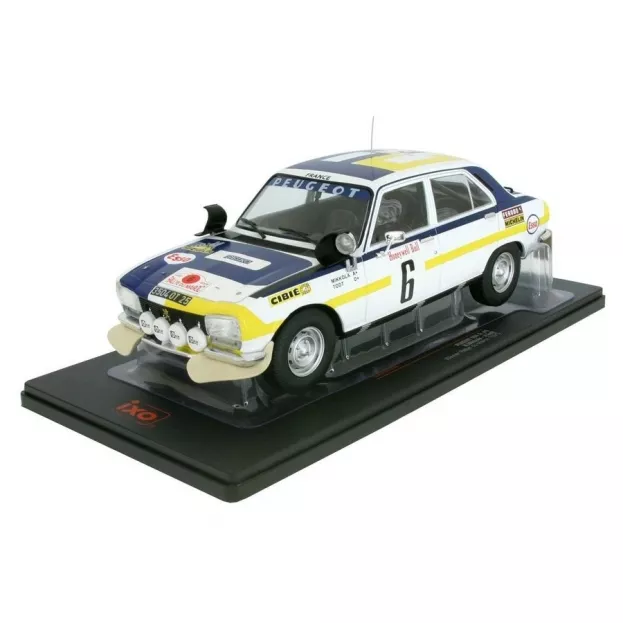 IXO Models Peugeot 504 Ti N 6 Rally Marocco 1975 H.mikkola J.todt 1:18 18RMC044A