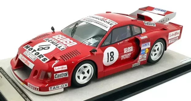 Tecnomodel Ferrari 308 Gtb Turbo N 18 Dnf 6h Silverstone 1981 Carlo Facetti Martino Finotto 1:18 TM18-100C