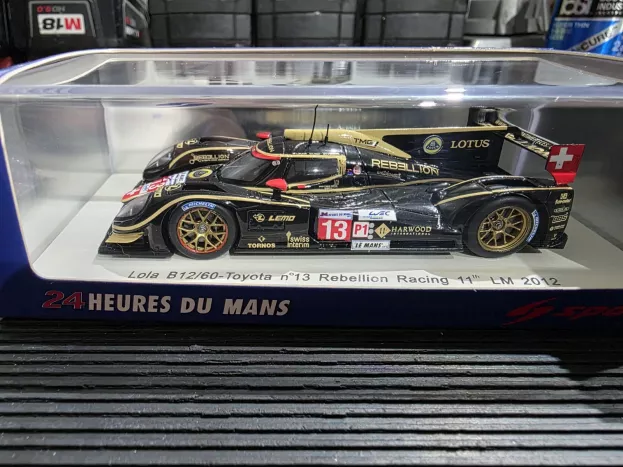 Spark Lola B12 60 Toyota Team Ribellion Racing N 13 11th 24h Le Mans 2012 A.belicchi J.bleekemolen H.primat 1:43 S3705