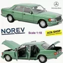 Mercedes Benz 560 SEL Limousine 1985-91 W126 Green Metallic 1:18 Norev 183469