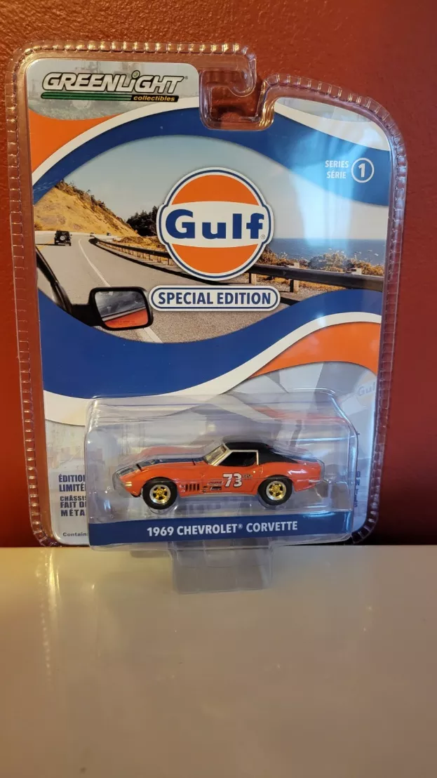 Greenlight Chevrolet Corvette N 73 Gulf 1969 1:64 41135B