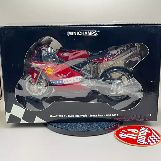 Minichamps Ducati 998r N 11 Team Infostrada Superbike 2002 R.xaus 1:6 062021211