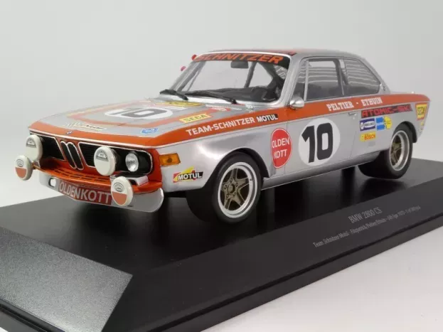 Minichamps Bmw 2800 Cs Team Schnitzer Motul N 10 24h Spa 1972 J.fitzpatrick A.peltiere C.ethuin 1:18 155722710