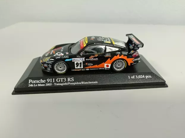Minichamps Porsche 911 996 Gt3rs T2m Motorsport N 91 24h Le Mans 2005 Yamagishi Pompidou Blanchemain 1:43 400056981