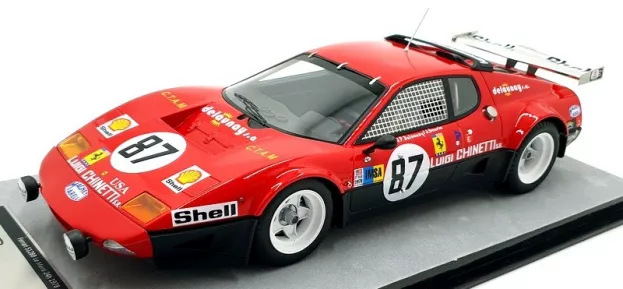 Tecnomodel Ferrari 512bb 4.9l Team Luigi Chinetti Sr. N 87 24h Le Mans 1978 J.p.delaunay J.guerin G.young 1:18 TM18-248C