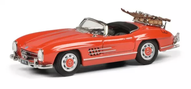 Schuco Mercedes 300sl Spider Open With Ski 1955 Con Sci 1:43 450268900