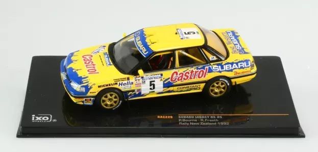 IXO Models Subaru Legacy Rs Castrol N 5 Rally New Zealand 1992 Peter Bourne Rodger Freeth 1:43 RAC229