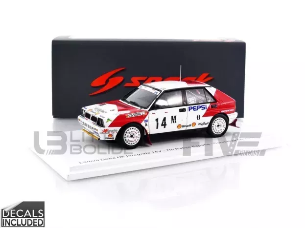 Spark Lancia Delta Hf Integrale 16v Team Telde N 14 Rally Costa Brava 1991 Luis Manzon Alex Romani 1:43 S9012