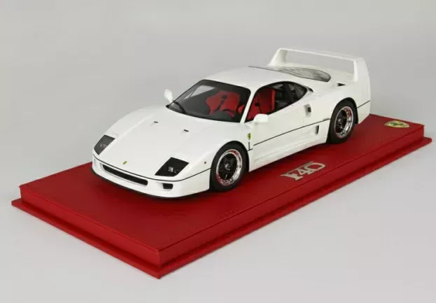 BBR Ferrari F40 1987 Black Wheels 1:18 P18151F