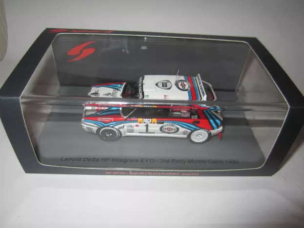 Spark Lancia Delta Hf Integrale N 1 3rd Rally Montecarlo 1992 J.kankkunen J.piironen 1:43 S9014