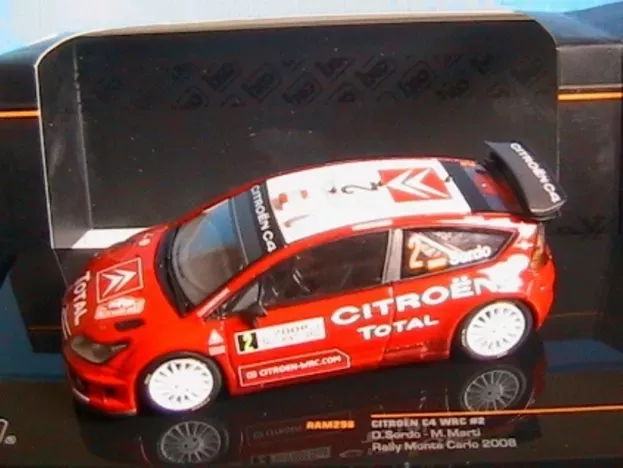 IXO Models Citroen C4 Wrc N 2 Rally Montecarlo 2008 D.sordo M.marti 1:43 RAM298