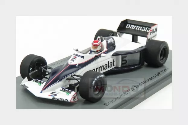 Spark Brabham F1 Bt52 Parmalat N 5 2nd Monaco Gp Nelson Piquet 1983 World Champion 1:43 S7110
