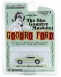 Greenlight 1967 Ford "She Country" Mustang Coupe Goodro Ford 1:64 Scale 30353