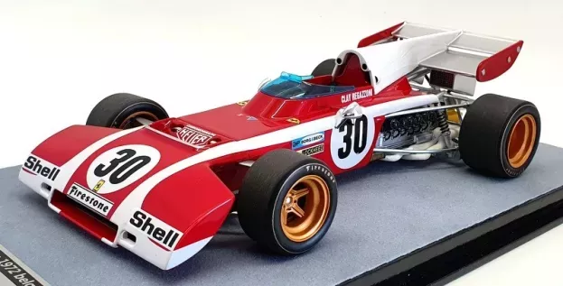 Tecnomodel Ferrari F1 312b2 N 30 Practice Belgium Gp 1972 C.regazzoni 1:18 TM18-194A