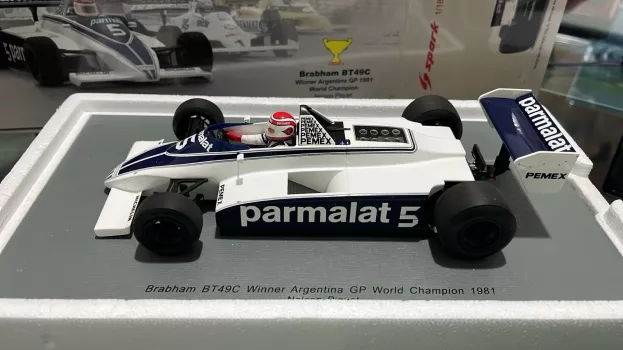 Spark Brabham F1 Bt49c N 5 Winner Argentine Gp 1981 N. Piquet World Champion 1:18 18S166