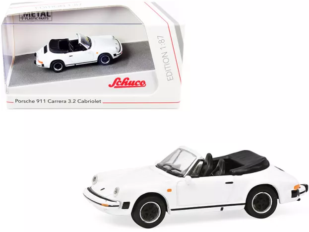 Schuco Porsche 911 3.2 Carrera Cabriolet 1989 1:87 452659800