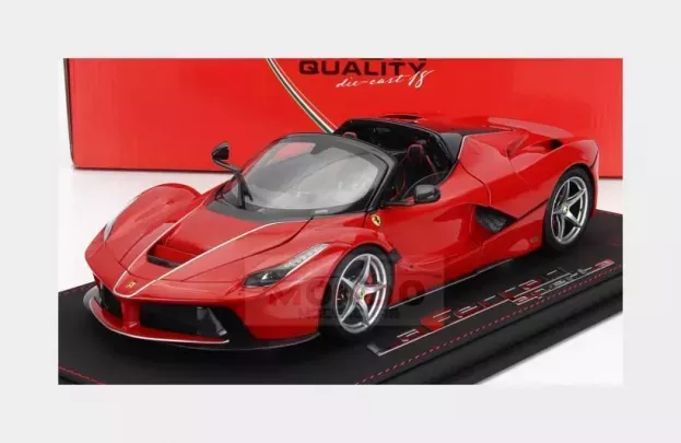 BBR Ferrari Laferrari Aperta Spider 2016 Con Vetrina With Showcase 1:18 BBR182231DIE-VET
