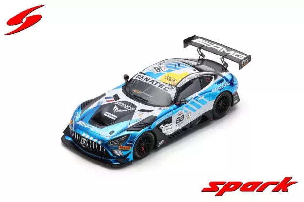 Spark Mercedes Amg Gt3 Team Akkodis Asp N 88 2nd 24h Spa 2023 R.marciello T.boguslavskiy J.gounon 1:18 18SB071