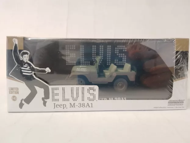 Greenlight Jeep Willys M38 A1 Usa Army 1952 Personal Car Elvis Presley 1:43 86311
