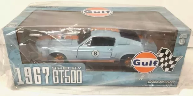 Greenlight Ford Shelby Mustang Gt500 N 8 Gulf Oil 1967 1:18 12954