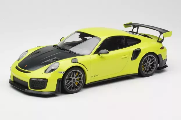 Minichamps Porsche Porsche 911 991-2 Gt2 Rs Coupe 2018 Silver Magnesium Wheels 1:18 155068309