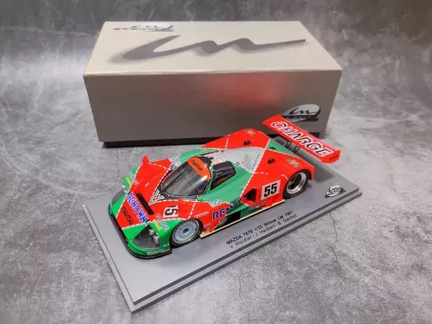 Spark Mazda 787b 2.6l Team Mazdaspeed Co. Ltd. N 55 Winner 24h Le Mans 1991 Bertrand Gachot Johnny Herbert Volker Weidler 1:24 LMS012