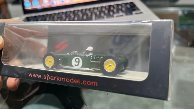 Spark Lotus F1 18 Team Lotus N 9 2nd British Gp 1960 John Surtees 1:43 S1825