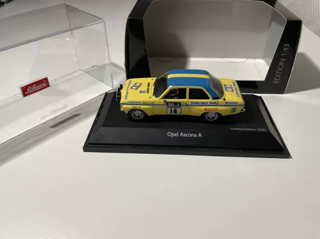 Schuco Opel Ascona A 1.9 N 14 Rally Rac International 1972 A.kullang D.karlsson 1:43 2678