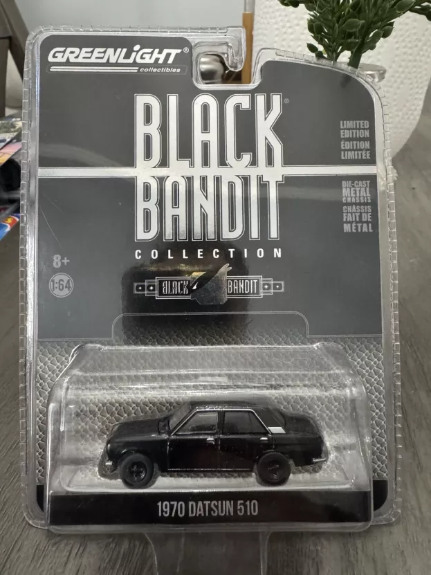 Greenlight Datsun 510 1970 Black Bandit 1:64 28010A