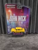 1/64 Greenlight JOHN WICK 1974 Checker Motors NYC TAXI Diecast Yellow 44930F
