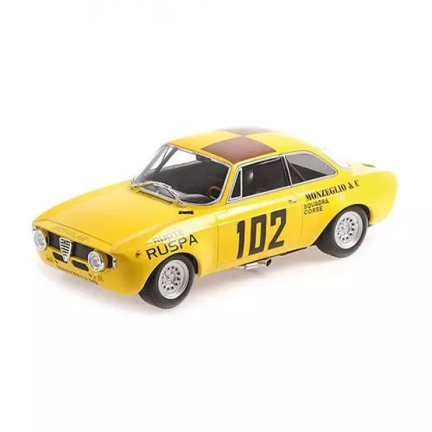 Minichamps Alfa Romeo Giulia Gt 1300 Gta Team Monzeglio Squadra Corse N 102 Targa Florio 1971 M.zanetti R.ruspa 1:18 155711202