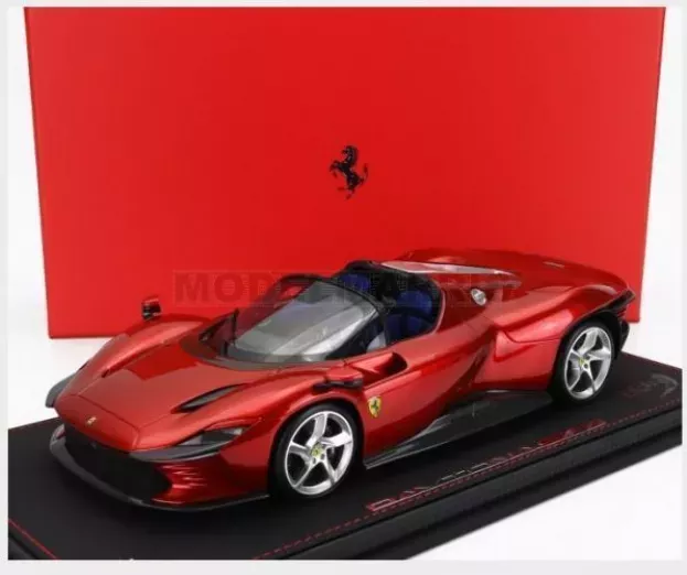 BBR Ferrari Daytona Sp3 Open Roof Icona 2022 Con Vetrina With Showcase 1:18 P18214A-VET