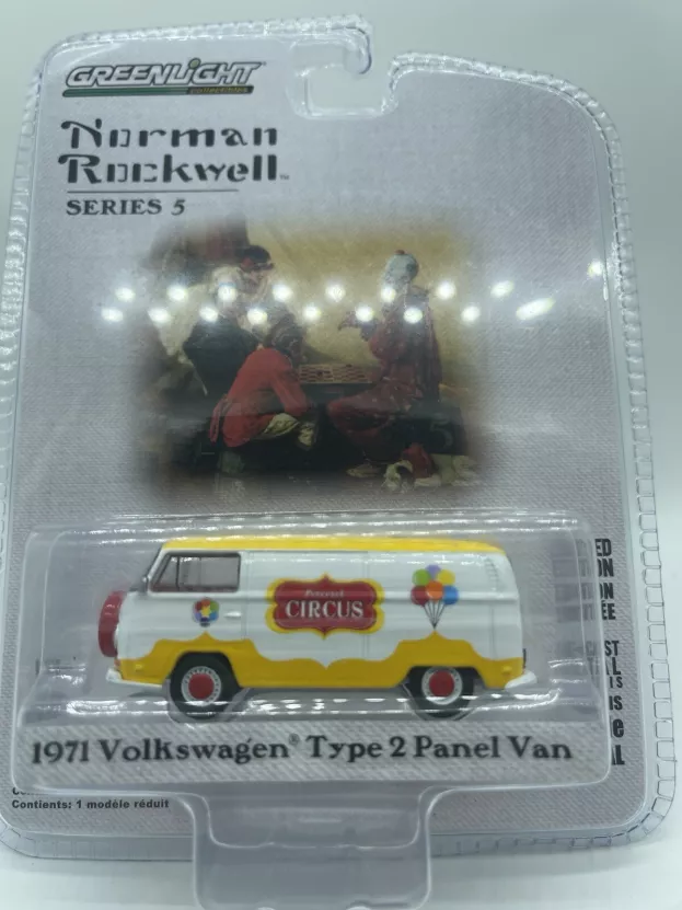 Greenlight Volkswagen T1 Type 2 Panel Van Circus 1962 1:64 54080F