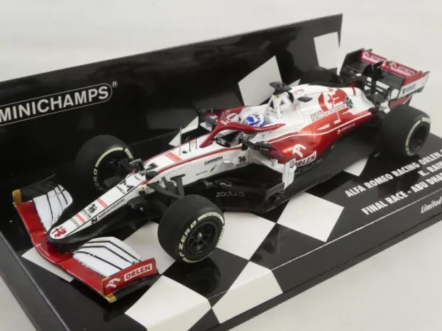 Minichamps Alfa Romeo F1 C41 Team Orlen Racing N 7 Abu Dhabi Gp Last Race 2021 Kimi Raikkonen 1:43 417212307