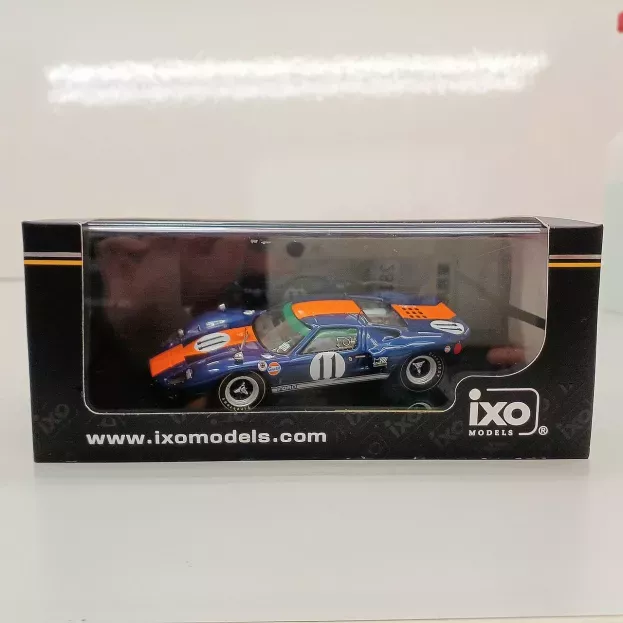 IXO Models Ford Gt40 N 11 Rhd Winner Class 24h Daytona 1967 J.ickx D.thompson 1:43 GTM104