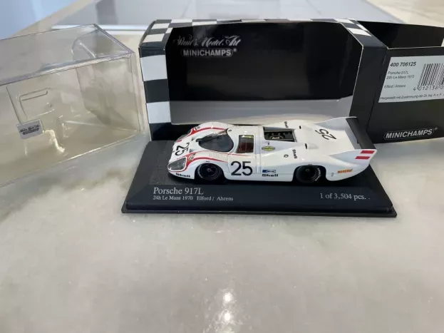 Minichamps Porsche 917l 4.9l Team Porsche Konstruktionen Salzburg N 25 24h Le Mans 1970 V.elfort K.ahrens 1:43 400706125