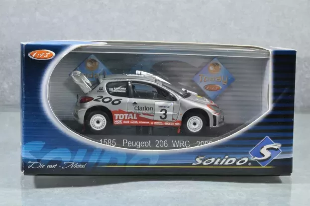 Solido Peugeot 206 Wrc Rally Safari 2002 N 3 Pietilainen 1:43 1585