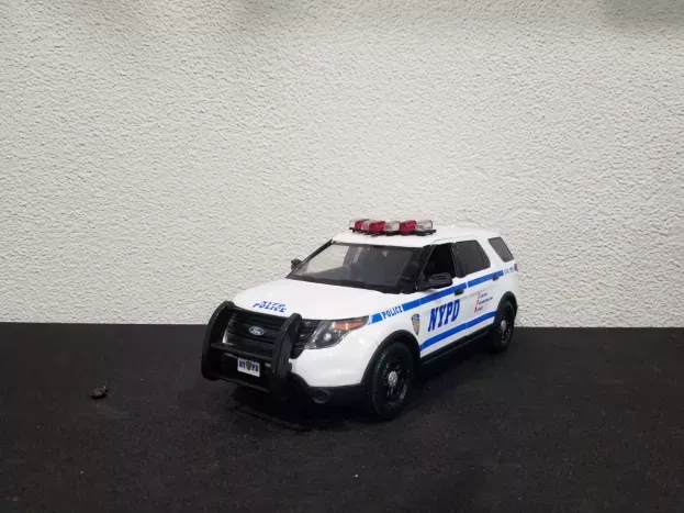 Greenlight Ford Utility Police Interceptor New York Police Department Nypd 2015 1:18 12973