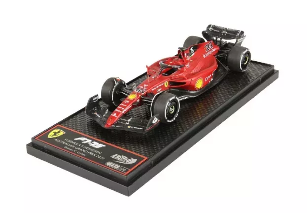 BBR Ferrari F1-75 Team Scuderia Ferrari N 16 Winner Australian Gp 2022 Charles Leclerc 1:43 BBRC278A