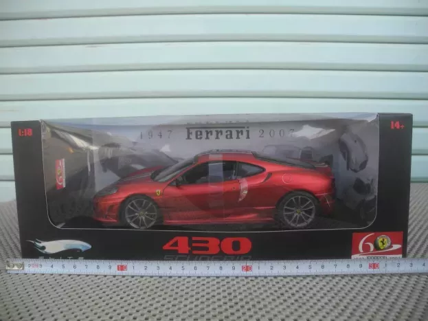 Hot Wheels Ferrari F430 Scuderia 2007 60th Anniversary Ferrari 1947 2007 1:18 L2976