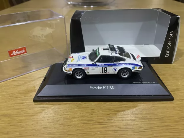 Schuco Porsche 911rs N 19 Rally East African Safari 1974 B.waldegaard H.thorszelius 1:43 3558