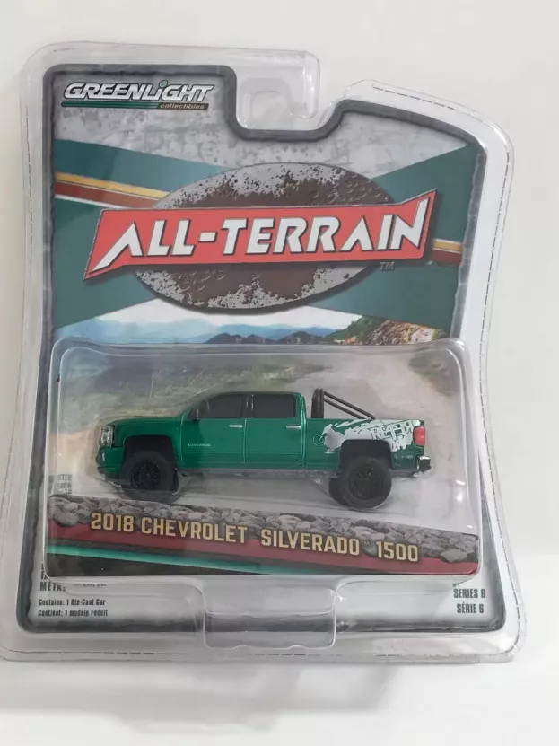 Greenlight Chevrolet Silverado 1500 Pick-up 2018 1:64 35090F